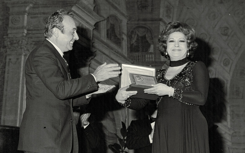 Verdi d'Oro 1974: Fiorenza Cossotto